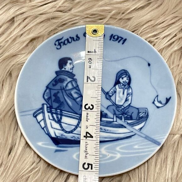 Collectible Father’s Day vintage 1971 fishin plate - Picture 2 of 4